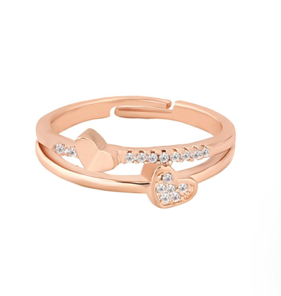 Heart ring for women