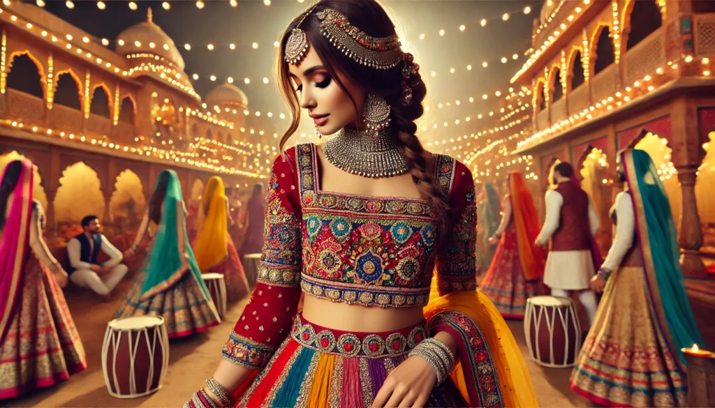 Desi Navratri outfit