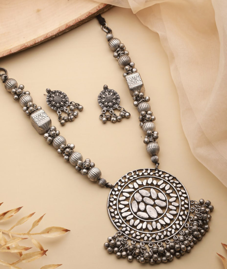Navratri oxidised jewellery