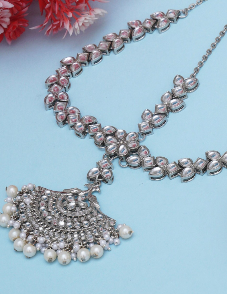 Women’s Silver Oxidised Jewellery for Navratri