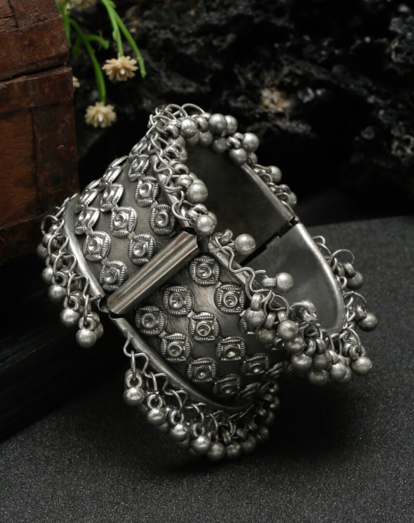 Women’s Silver Oxidised Jewellery for Navratri