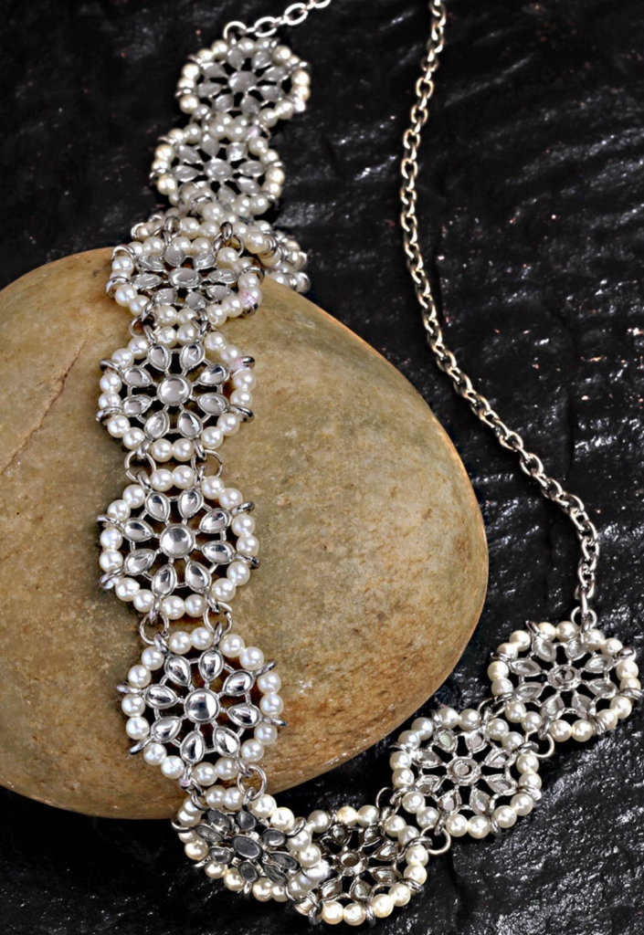 Women’s Silver Oxidised Jewellery for Navratri