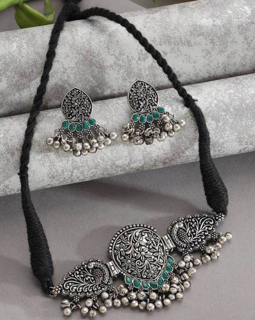 Navratri oxidised jewellery